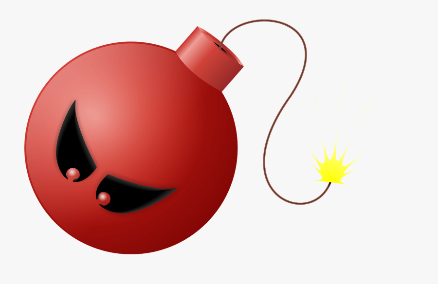 Explosion Clipart Gas Bomb - Bombe Rouge, Transparent Clipart