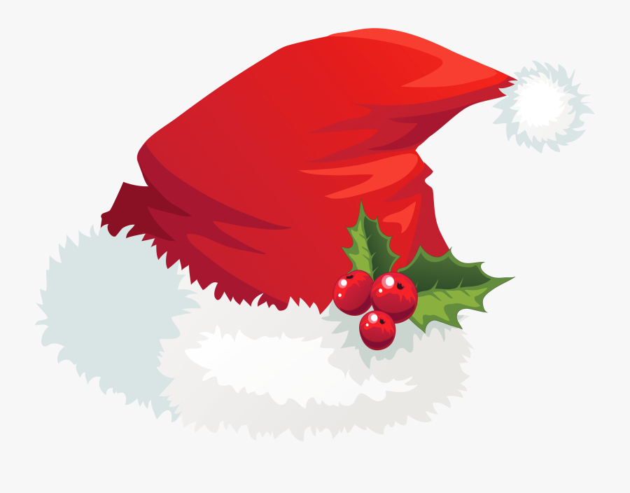 Hat Clipart Vector Clip - Christmas Santa Hat Clipart, Transparent Clipart