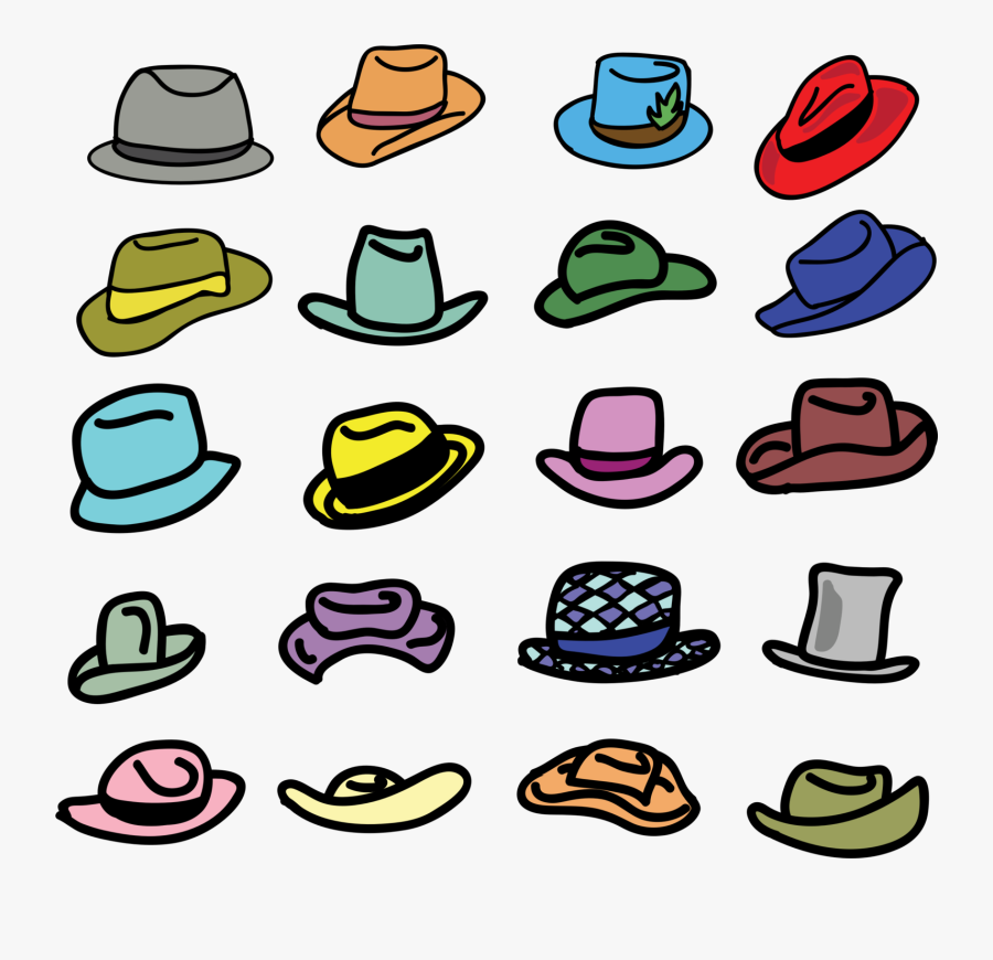Cowboy Hat Party Hat Top Hat Baseball Cap - Hats Clip Art, Transparent Clipart