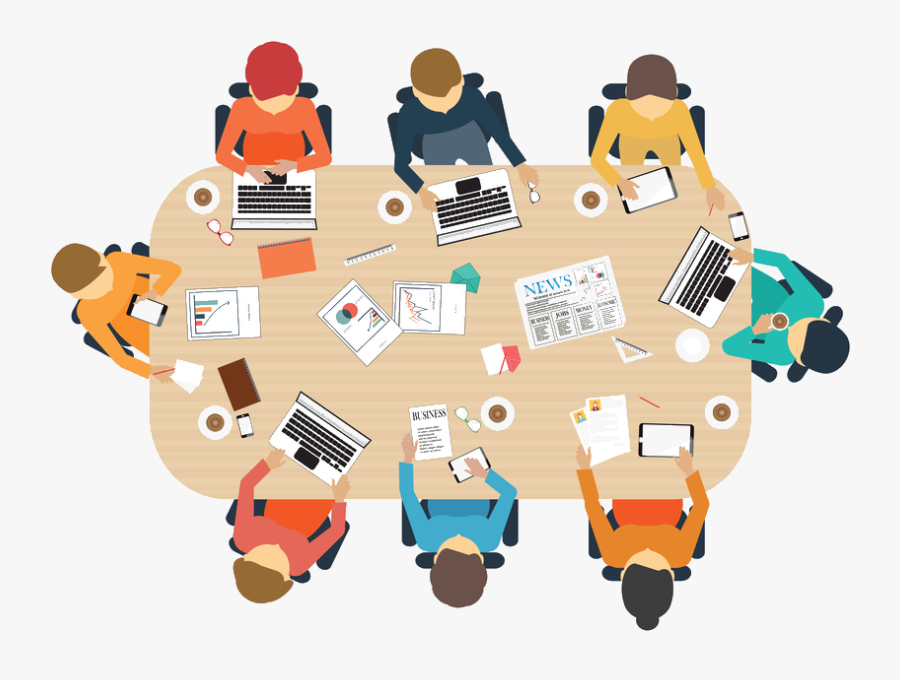 Clip Art Congregational Meeting Clipart - Group Meeting Clipart, Transparent Clipart