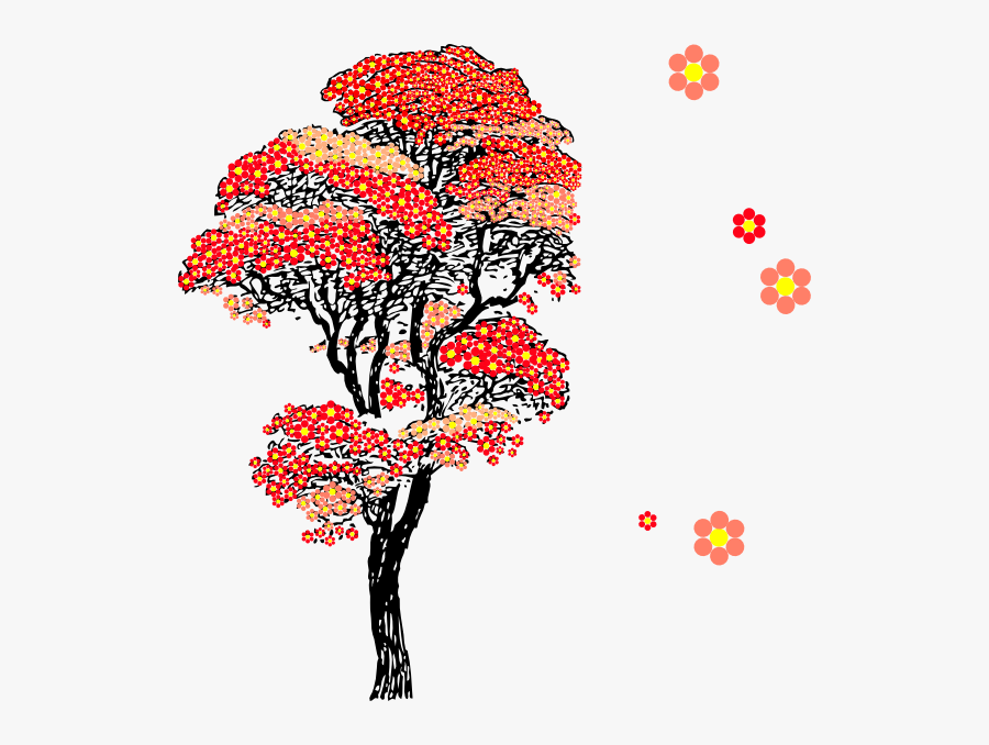 Tall Tree Clipart Black And White, Transparent Clipart