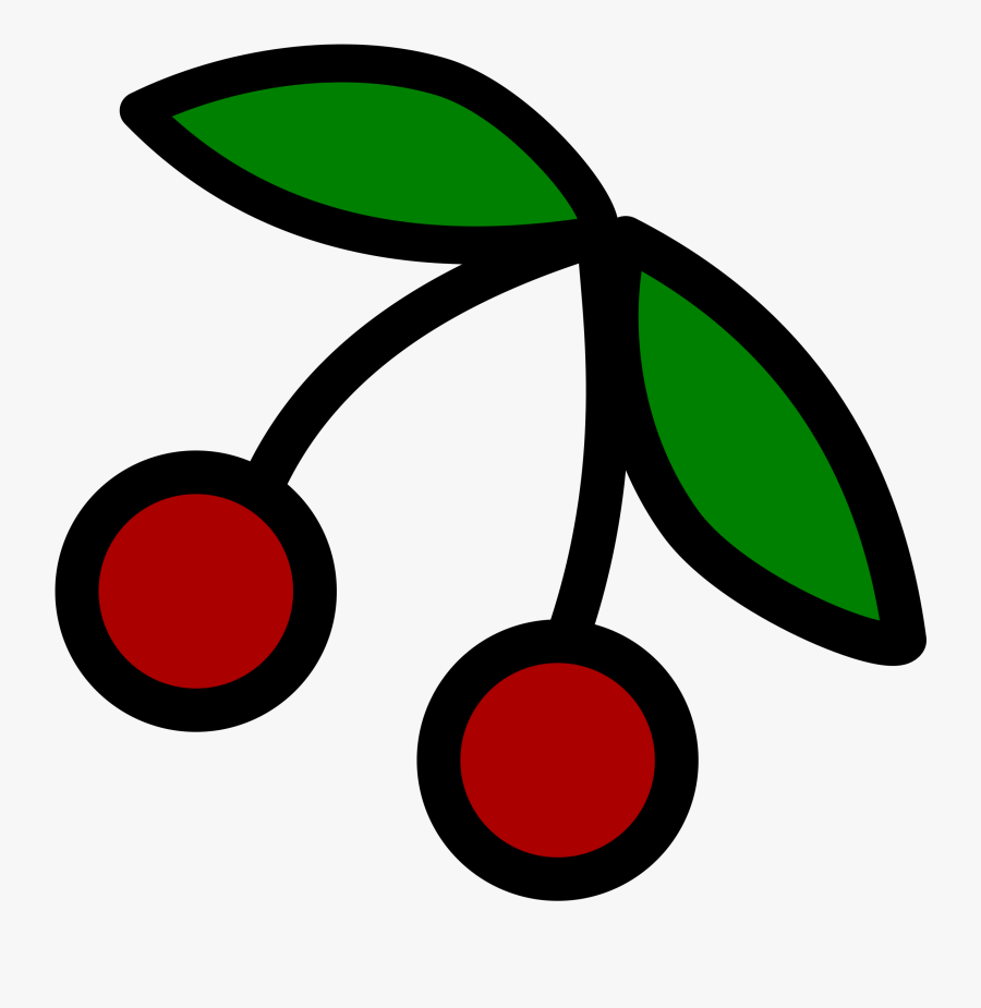 Cherries Icon Clip Arts - Cartoon Cherries, Transparent Clipart