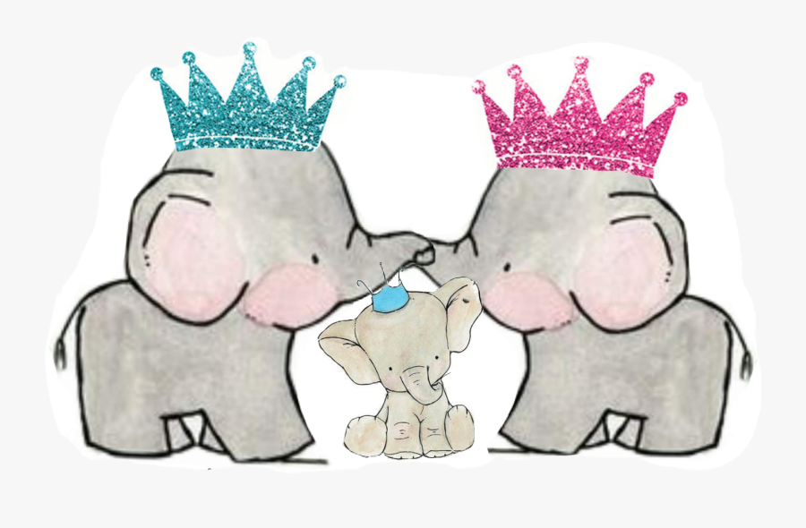 #mummy #daddy #babyelephant #family #elephant #love - Mummy Daddy And Baby Elephant, Transparent Clipart