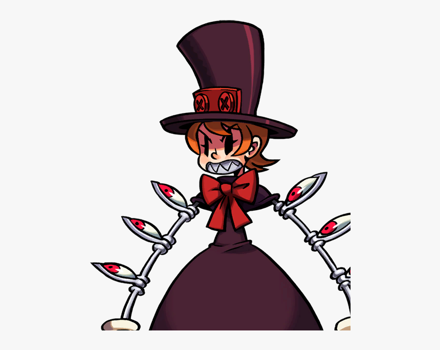Skullgirls Peacock Nonon Clipart , Png Download - Peacock Skullgirls Model Sheet, Transparent Clipart