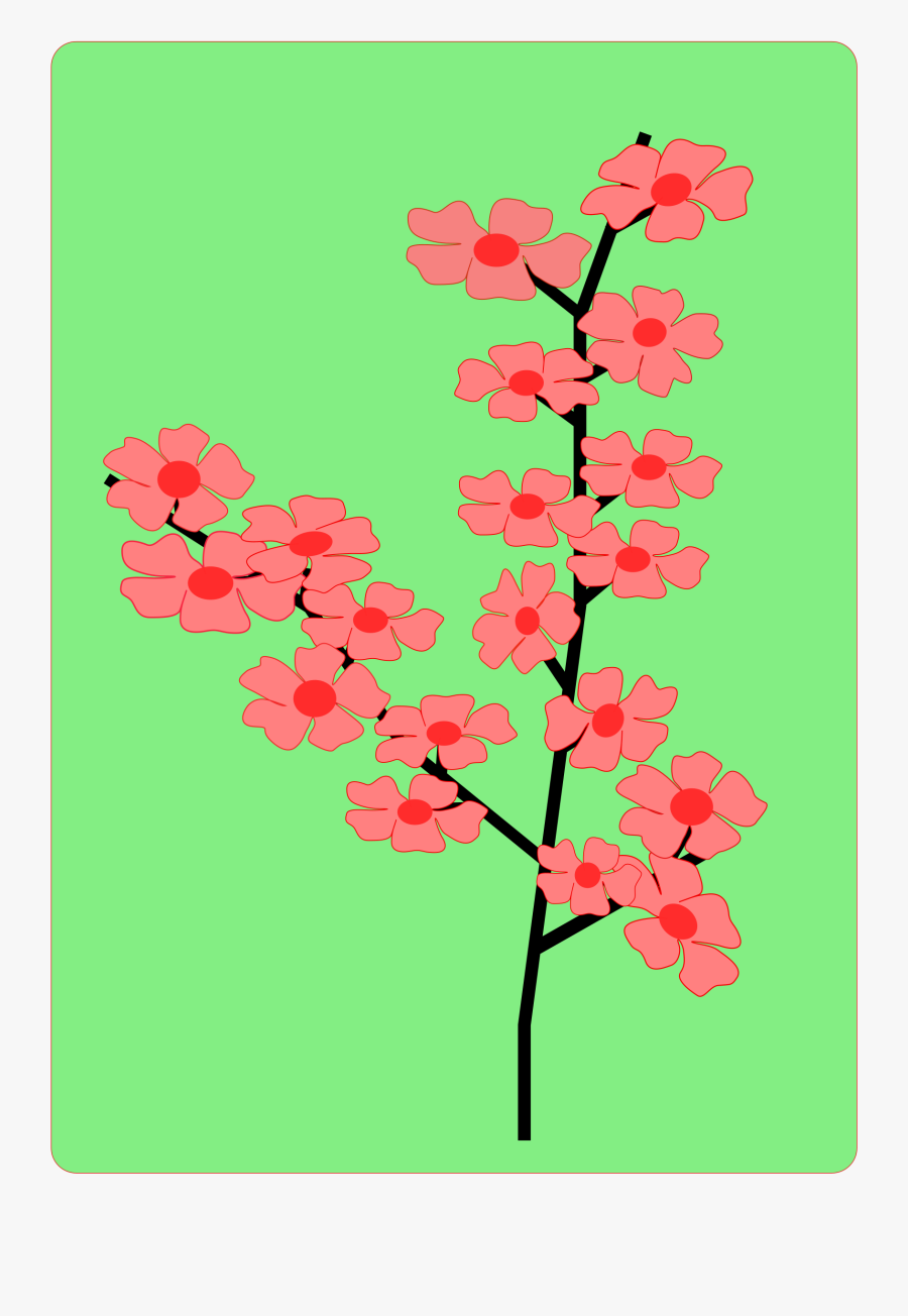 Download Sakura Flower Vector Clipart Cherry Blossom - Pretty Japanese Flower Cartoon, Transparent Clipart