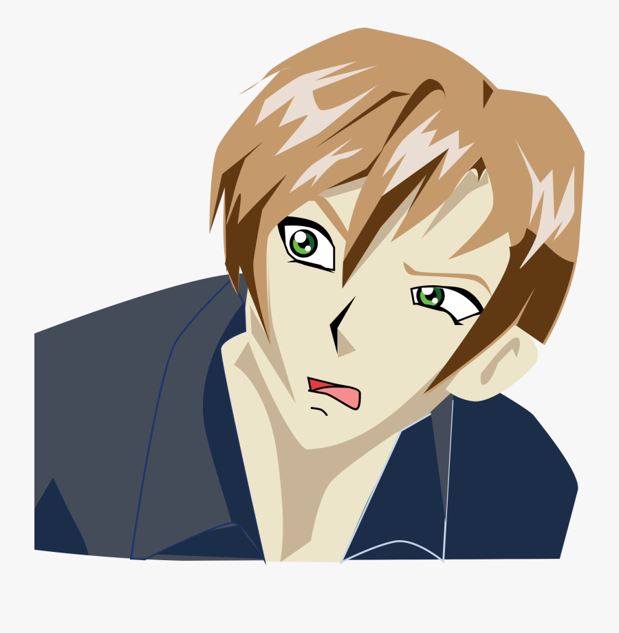 Human,girl,eye - Confused Anime Facial Expression, Transparent Clipart