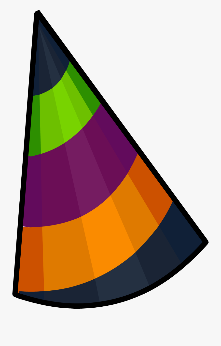 Club Penguin Party Hat Clipart , Png Download - Club Penguin 6th Anniversary Hat, Transparent Clipart