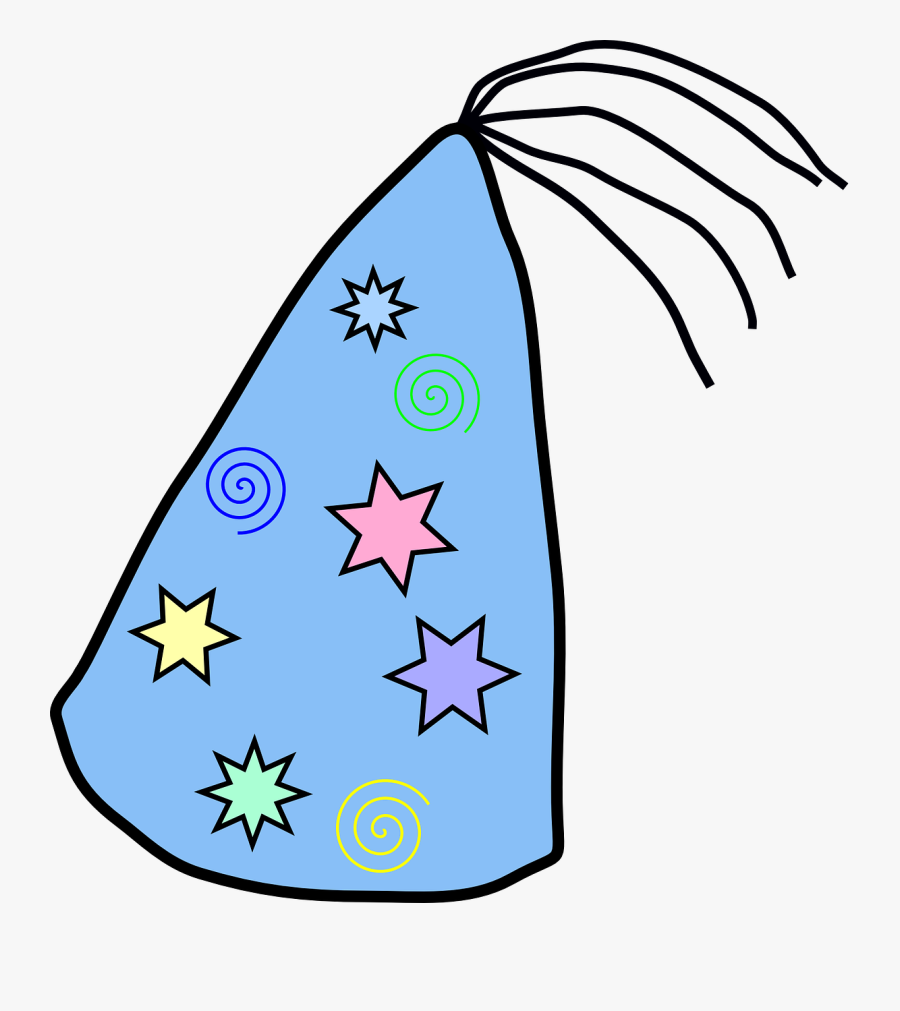 Party Hat Clip Art At Clker - Free Clip Art Black And White Party Hat, Transparent Clipart