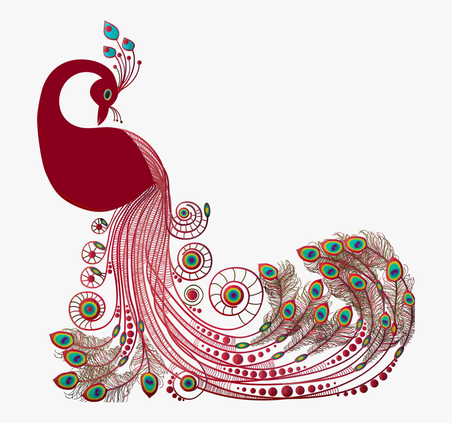 Art,organ,area - Peacock Design Png, Transparent Clipart