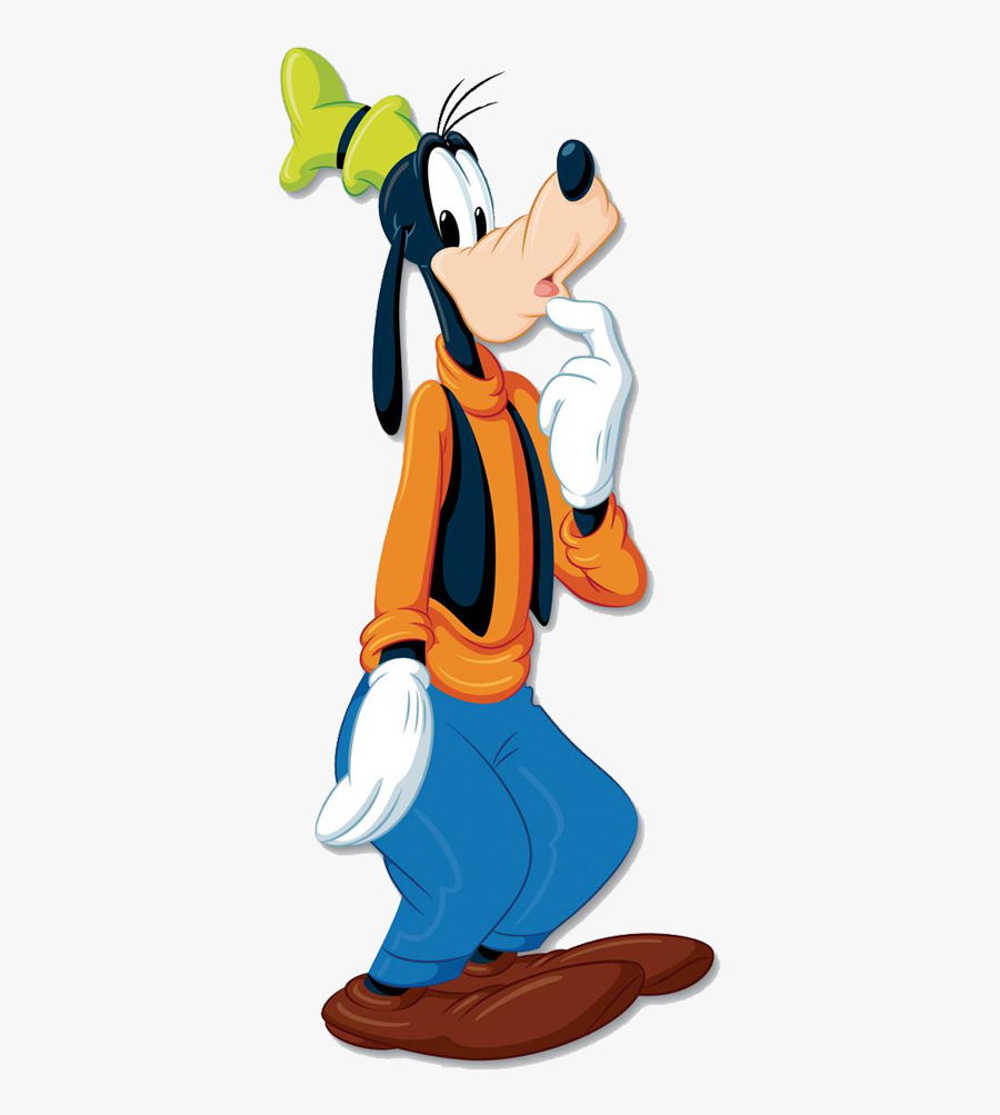 Goofy Confused, Transparent Clipart