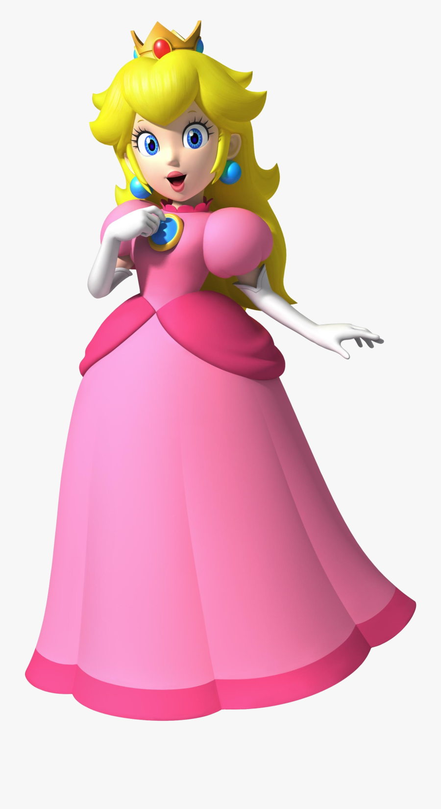Princess Peach Clipart Confused - Princess Peach, Transparent Clipart