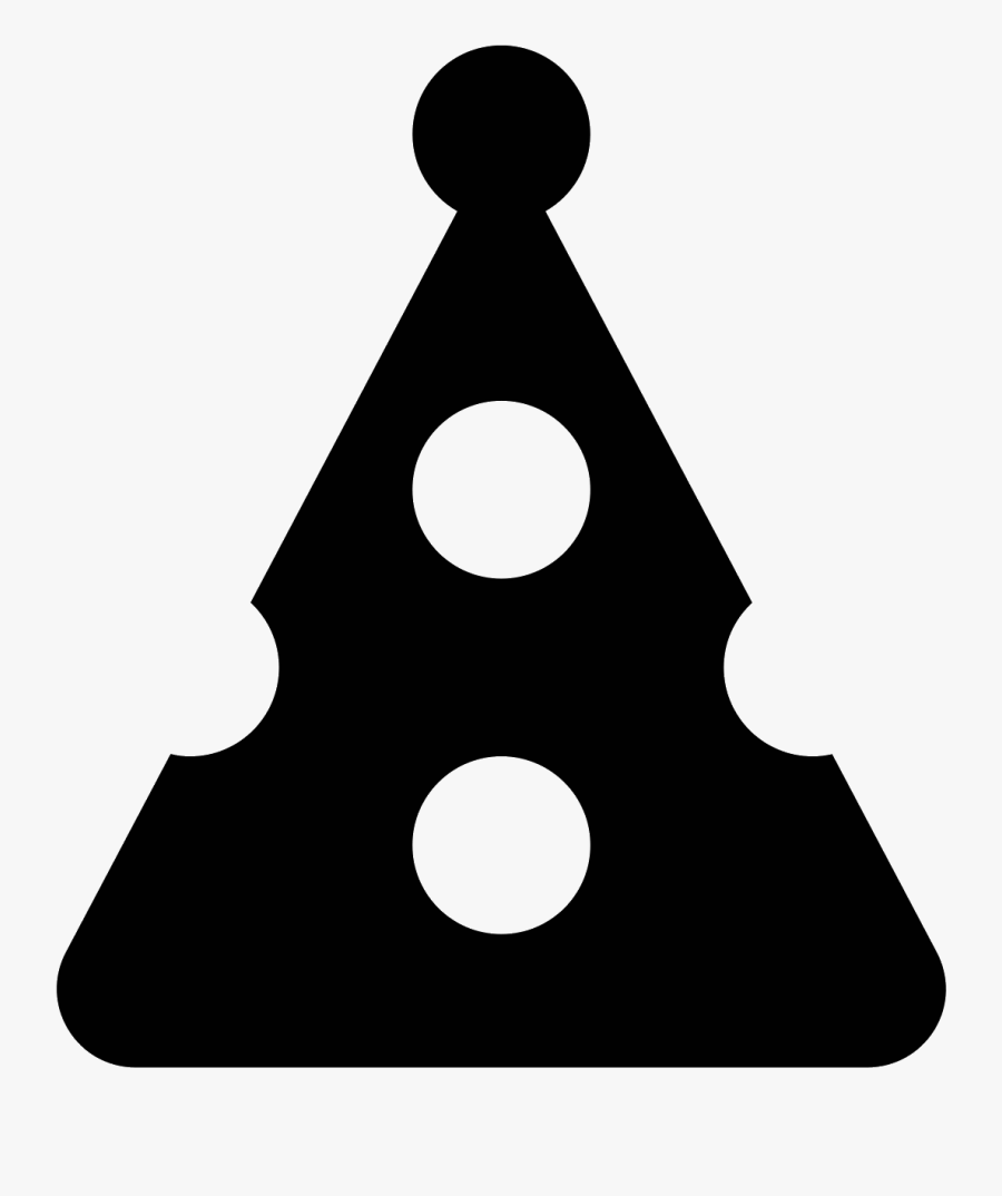 Birthday Hat Icon - Circle, Transparent Clipart