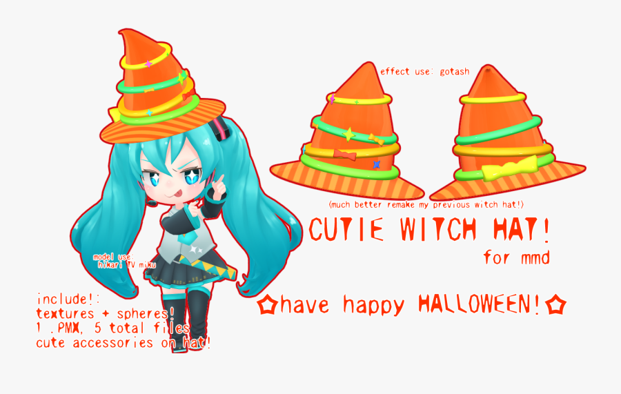 Transparent Witches Hat Clipart, Transparent Clipart