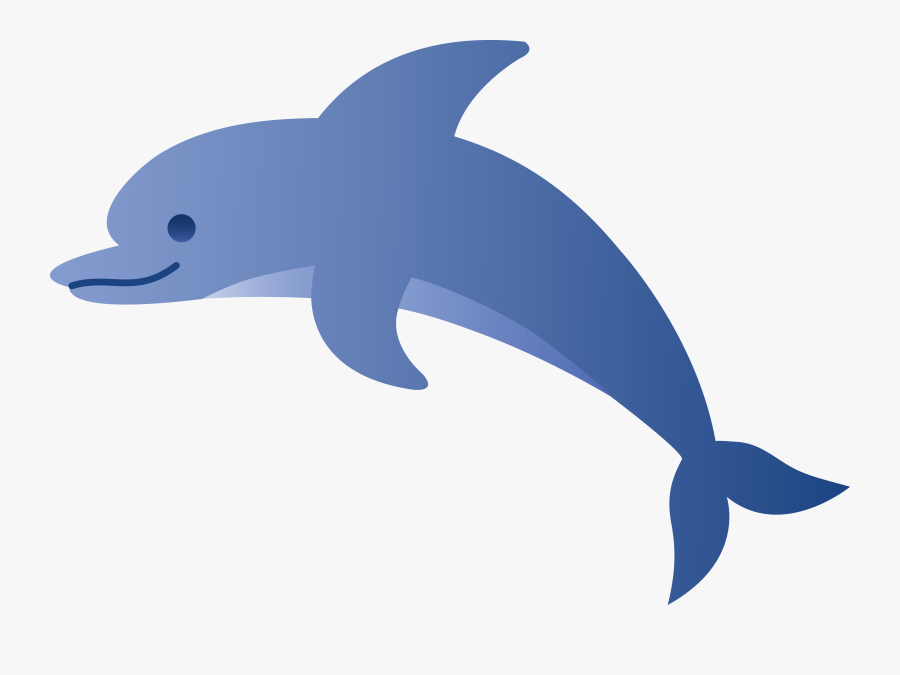 Pictures Of Cartoon Dolphins - Transparent Dolphin Cartoon, Transparent Clipart