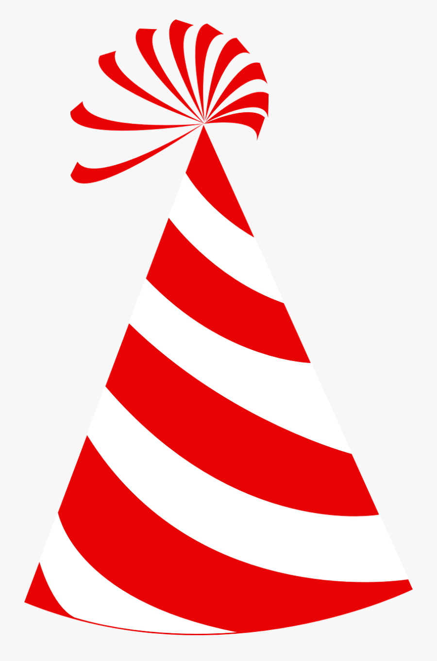 Hat Birthday Party Red Png Image - Transparent Background Birthday Hat Png, Transparent Clipart