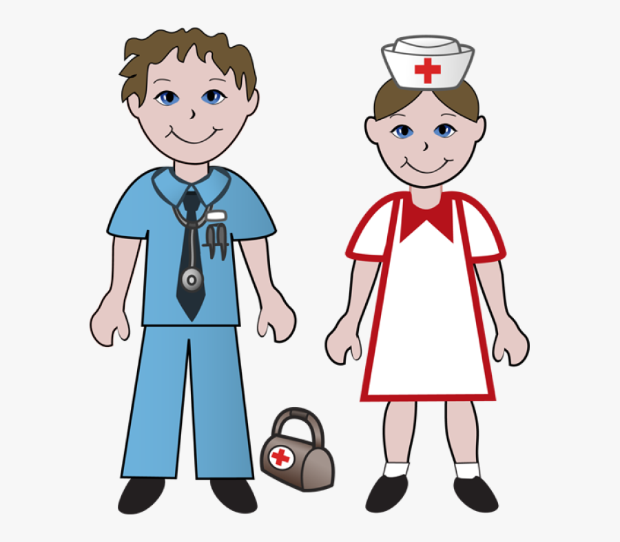 Nurse On Clip Art Nurses And Nursing - Doctor And Nurse Clipart, Transparent Clipart