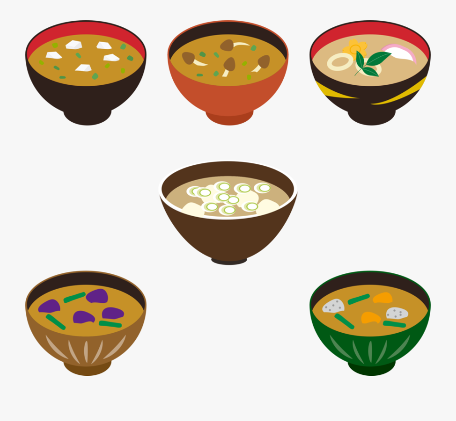 Cuisine,food,tableware - Miso Soup Japanese Clip Art, Transparent Clipart