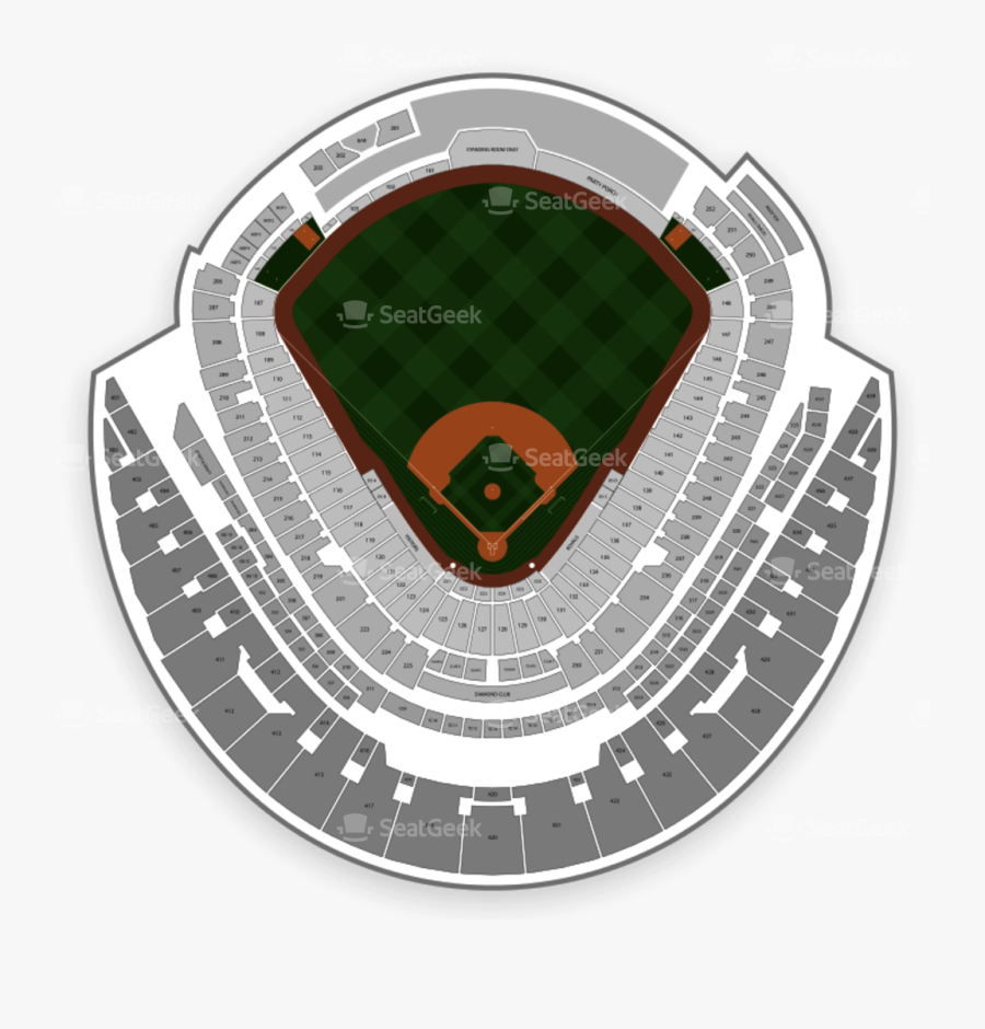 Kauffman Stadium Section 120 Row W, Transparent Clipart