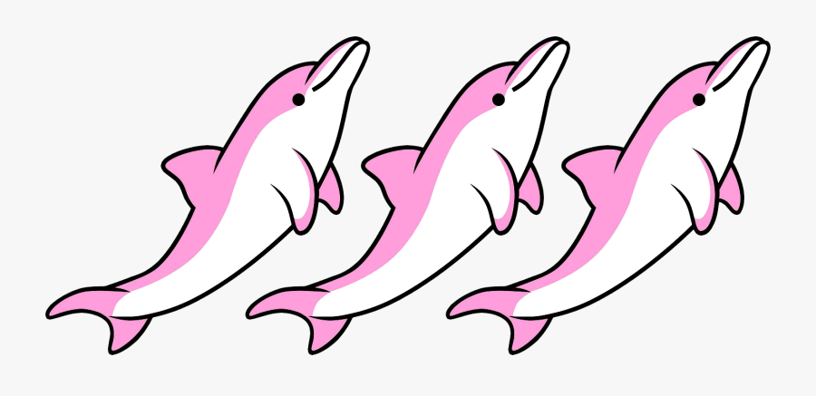 Dolphin Clipart Superhero - Pink Dolphin Png Dolphin Clip Art, Transparent Clipart