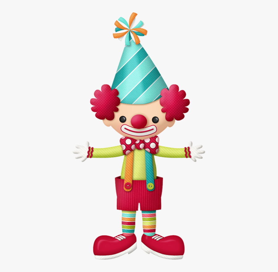 Birthday Clipart Circus - Palhaço Aquarelado Png, Transparent Clipart