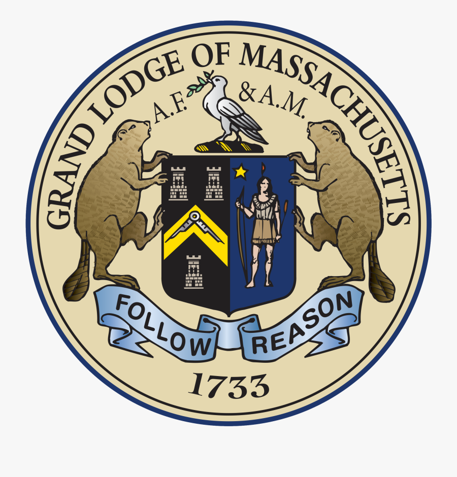 We Are Part Of The 14th Masonic District, Spanning - Grand Lodge Of Massachusetts Seal, Transparent Clipart