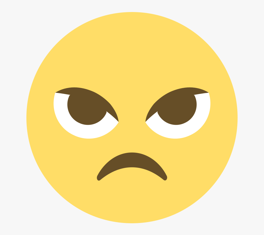 Confused Face Png - Emoticon Unamused, Transparent Clipart