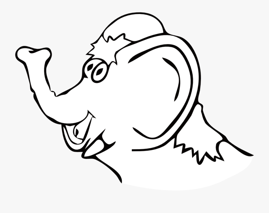 Baby Elephant Silhouette Clip Art - Elephant, Transparent Clipart