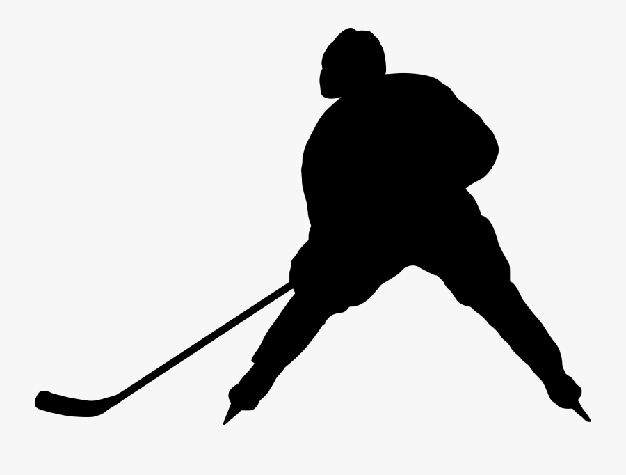 Field Hockey Player Silhouette - Hockey Player Logo Png, Transparent Clipart