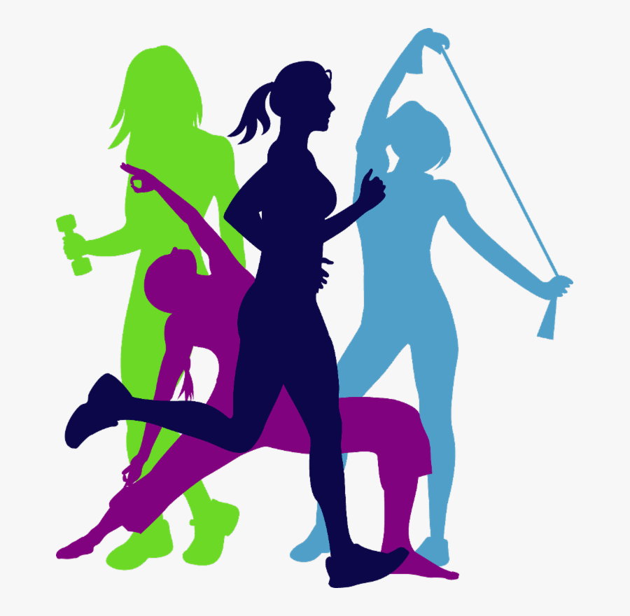 Sisterhood Opening Meeting - Clip Art Fitness Silhouette, Transparent Clipart