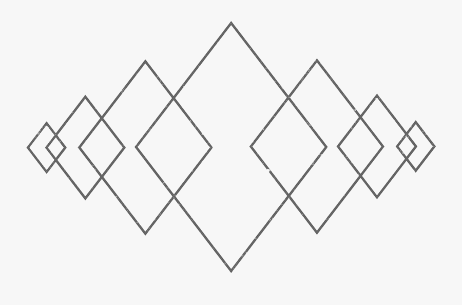 Diamond Art Geometry Shape Design Minimalism Geometric - Geometric Png, Transparent Clipart