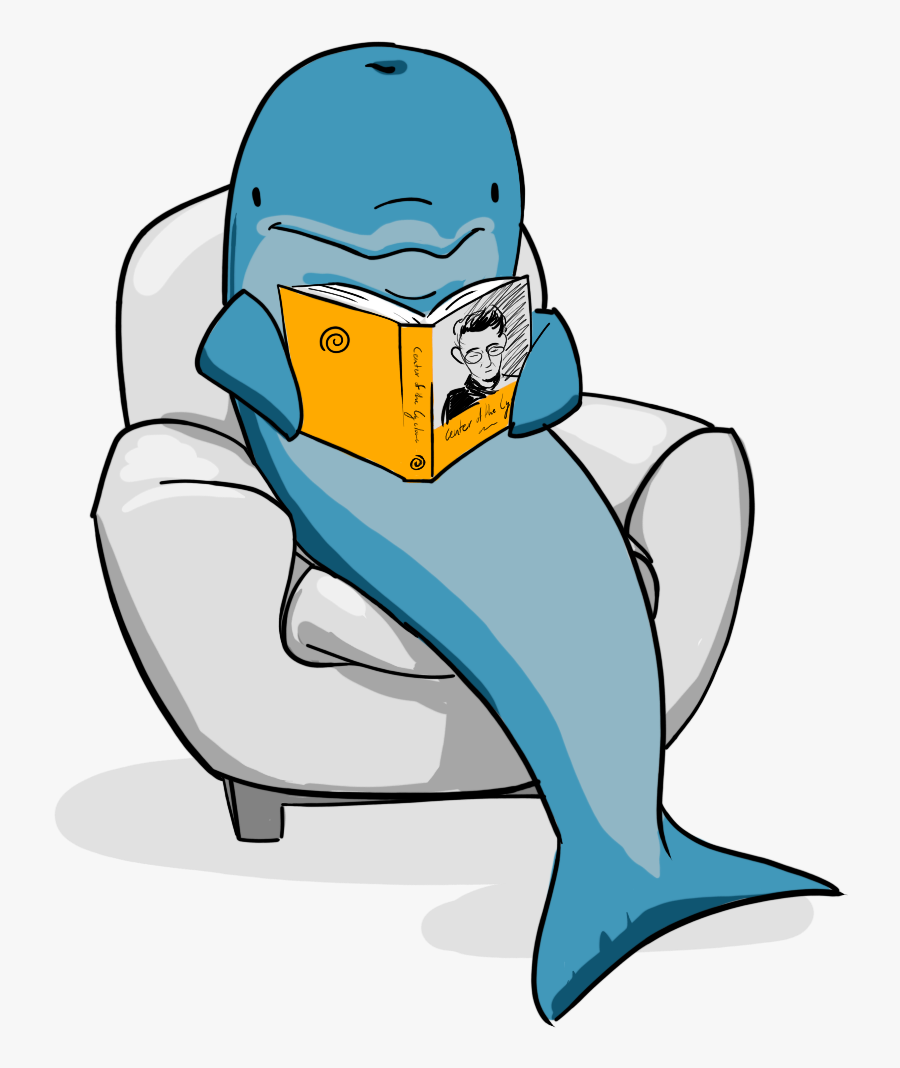 Coc Float Tank Solutions - Dolphin Reading A Book Clip Art, Transparent Clipart