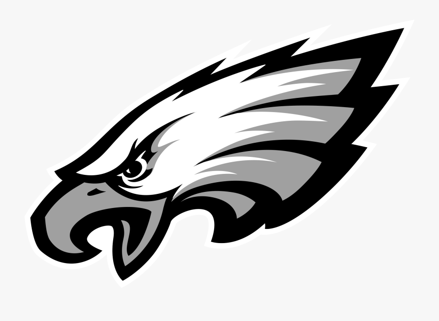 Black And White Eagle Logo, - Philadelphia Eagles Logo Png, Transparent Clipart