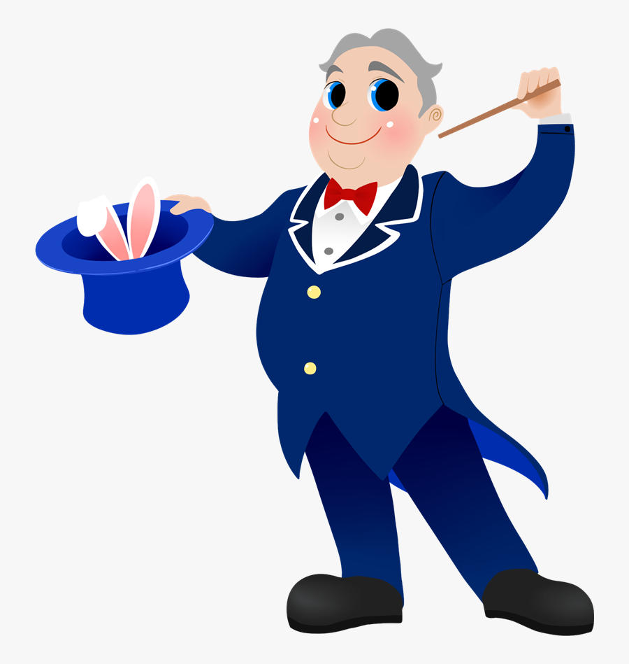 Transparent Public Domain Clipart - Magician Png, Transparent Clipart