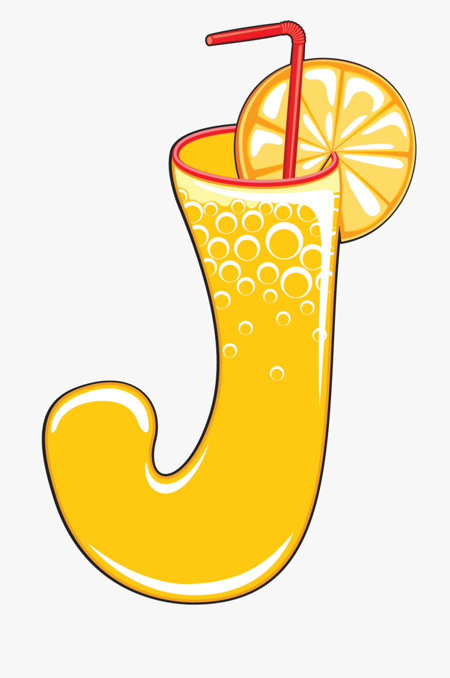 Image Royalty Free Stock Alphabet Soup Clipart - J Is For Juice Craft, Transparent Clipart