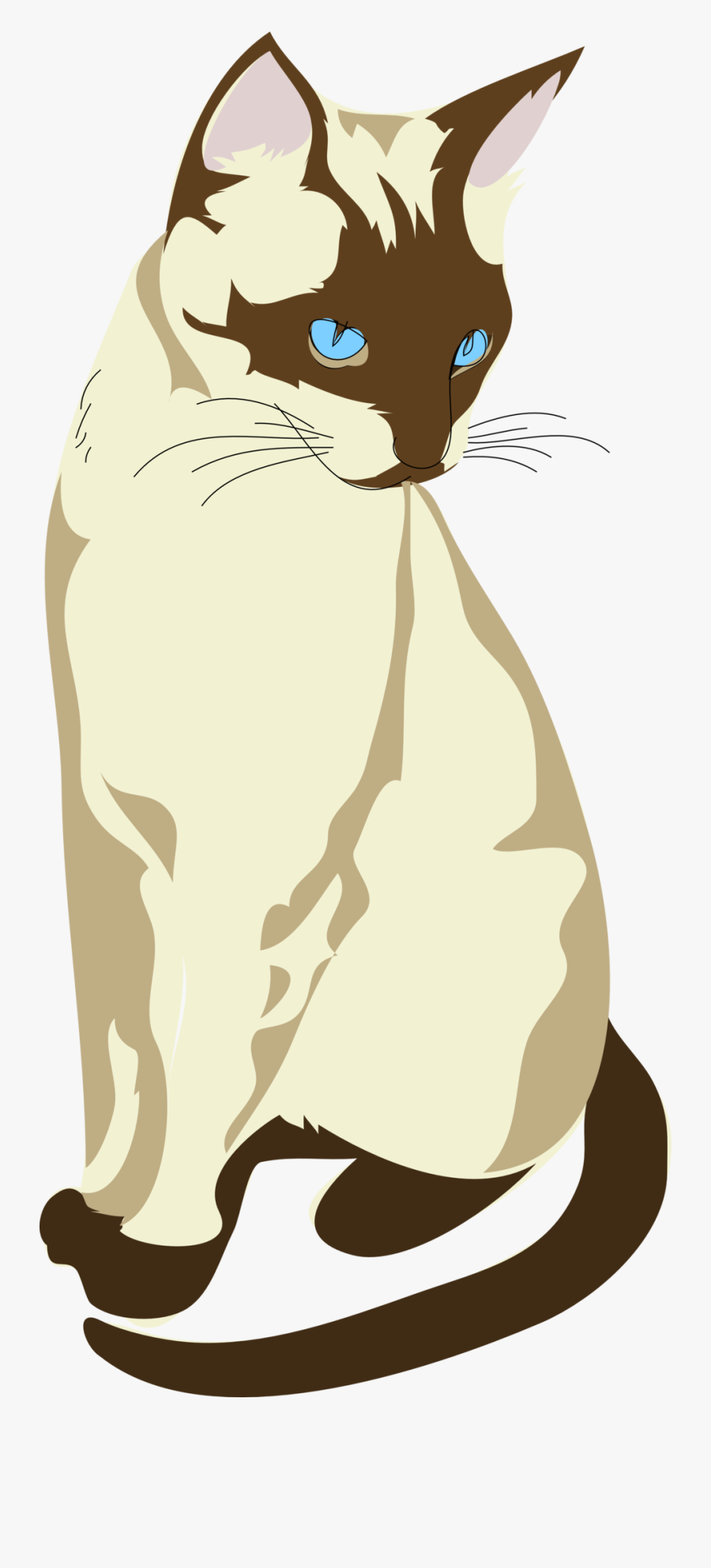 Public Domain Clip Art Image - Siamese Cat Clipart, Transparent Clipart