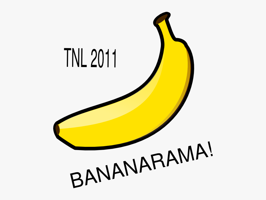 Banana Logo3 Svg Clip Arts - Banana, Transparent Clipart