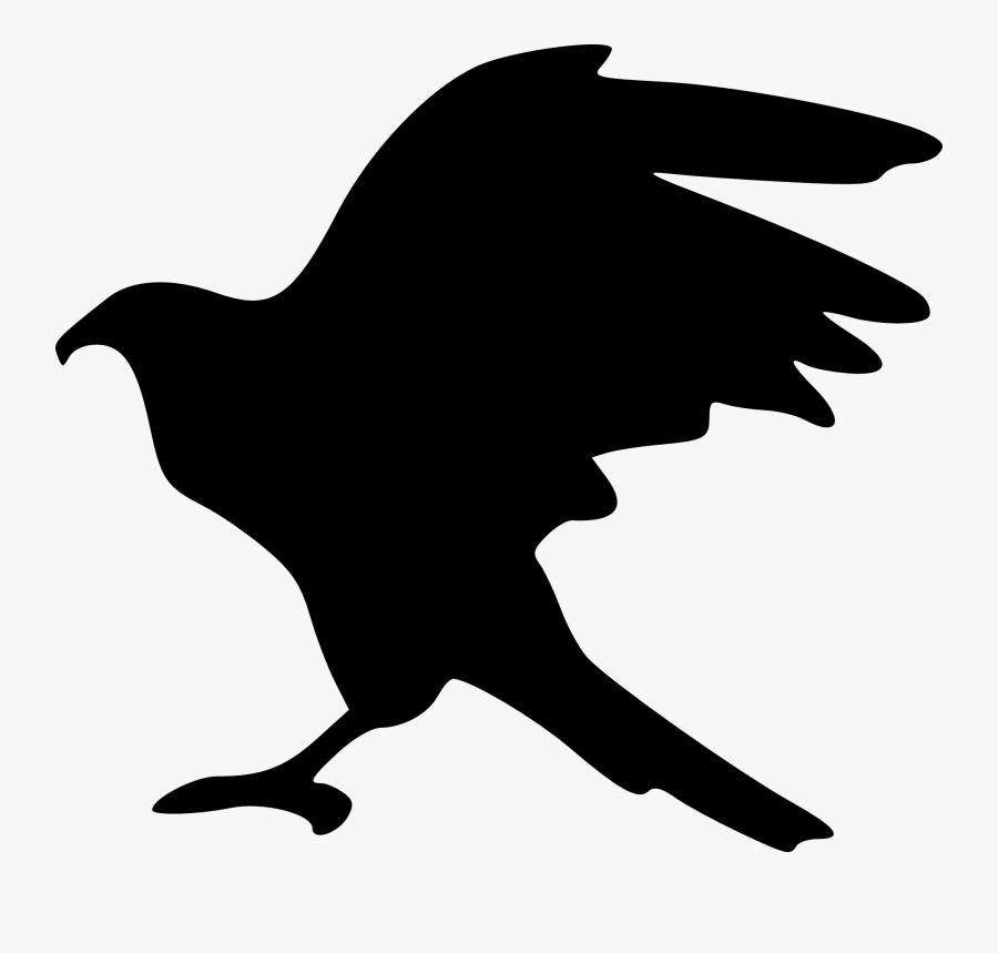 Bald Eagle Silhouette Clip Art - Hawk Silhouette Transparent Background, Transparent Clipart