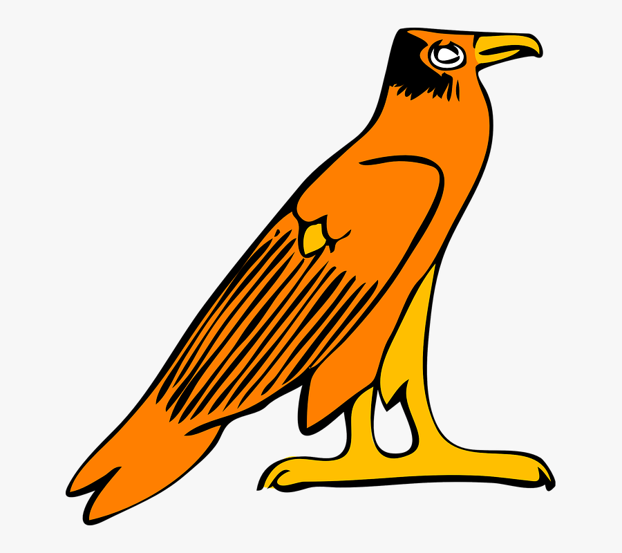 Free Vector Pharoa Eagle Clip Art - Clipart Falcon, Transparent Clipart