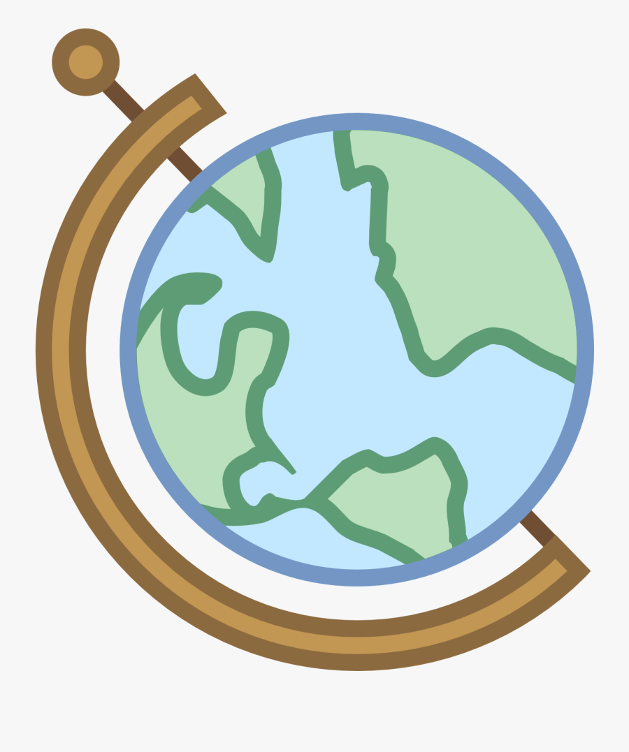 Globe Earth Icon Clipart , Png Download - Globo Terrestre Em Pdf, Transparent Clipart