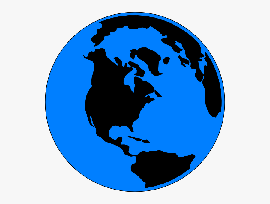 Globe Svg Clip Arts - Black And White Globe Transparent, Transparent Clipart