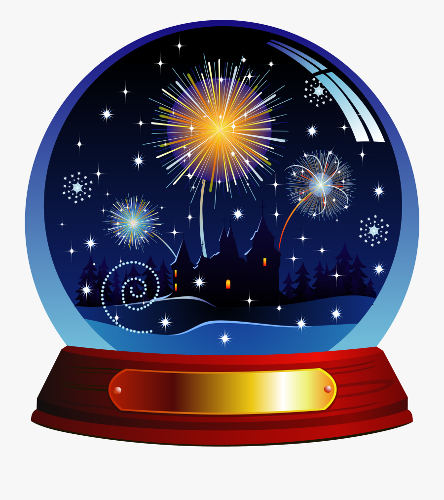 Santa Claus Snow Globe Clip Art - Snow Globe Vector, Transparent Clipart