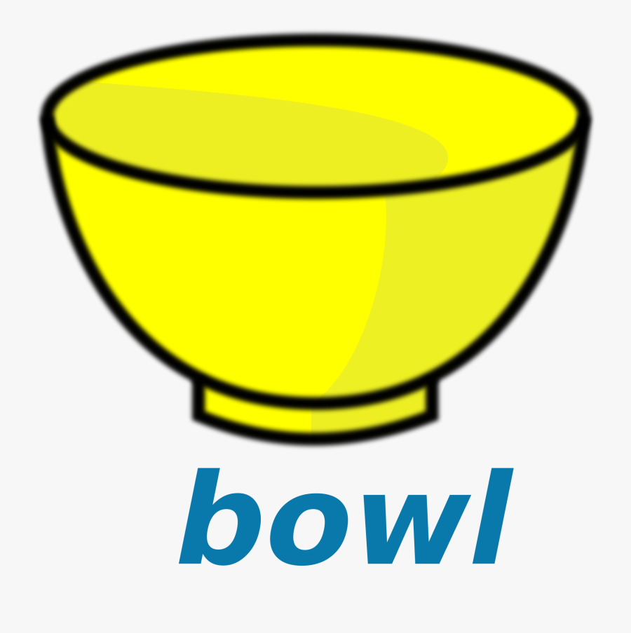 Soup Bowl Clipart Black And White , Png Download - Bowl Clipart, Transparent Clipart