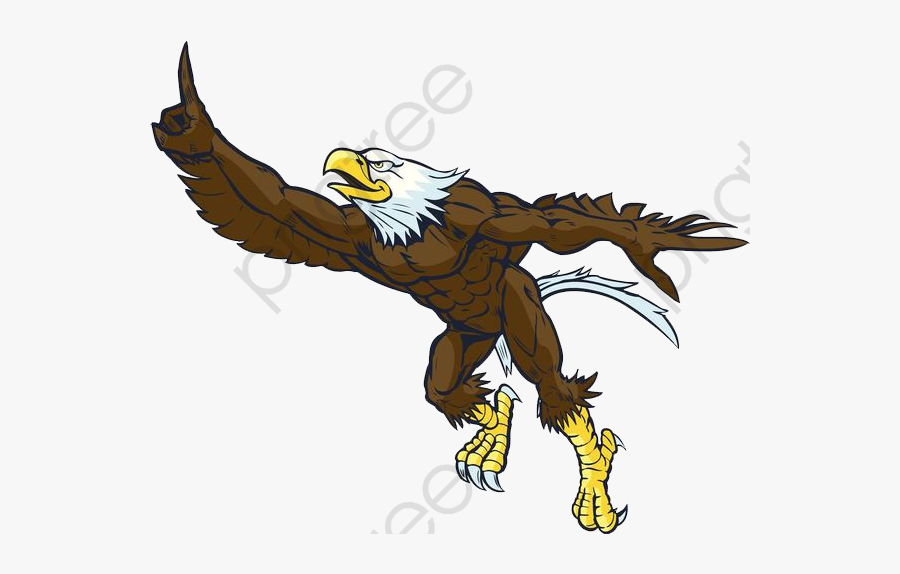 An Eagle Running Its Wings, Transparent Clipart