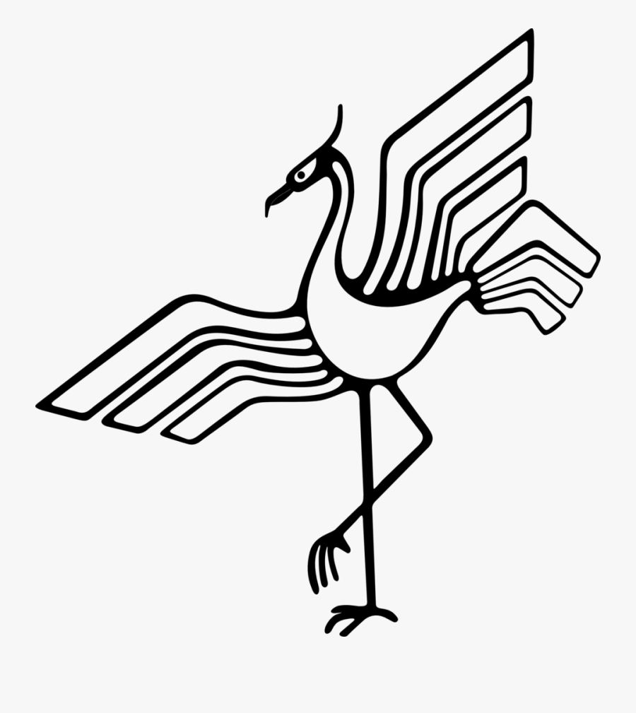 Public Domain Clipart Bird - Crane Bird Images Clip Art, Transparent Clipart