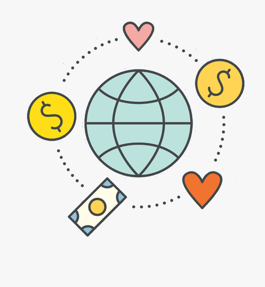 Globe Earth Symbol Clipart , Png Download - Globe Line Art Icon, Transparent Clipart