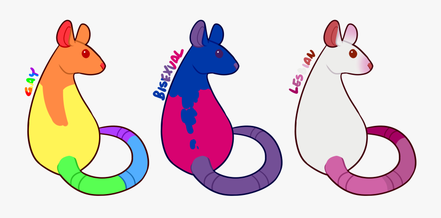 Pride Rats From Last June Clipart , Png Download - Cartoon, Transparent Clipart