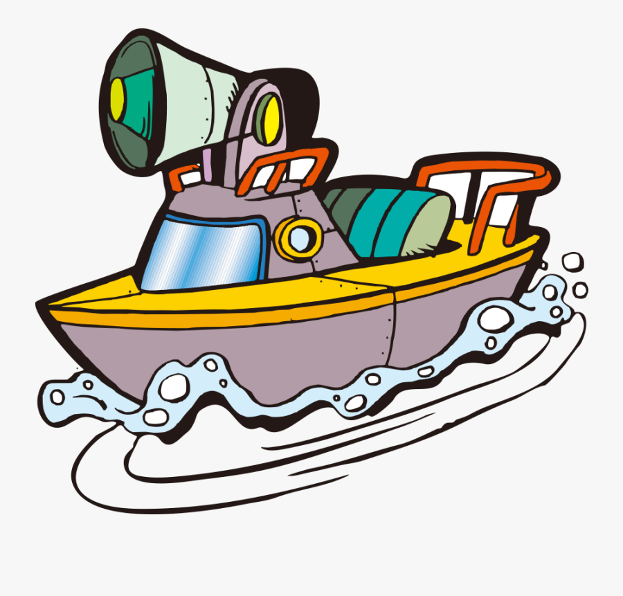 Vector Free Library Boat Svg Trailer Clip Art - Boat Cartoon Top View Png, Transparent Clipart