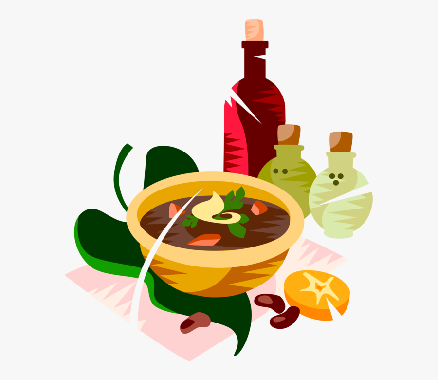 Soup Clipart Vector - Brazilian Food Transparent, Transparent Clipart