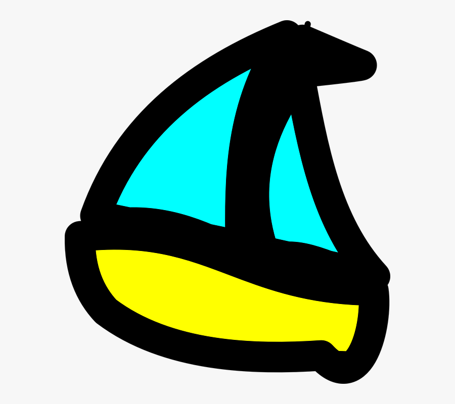 Cartoon Boat, Transparent Clipart