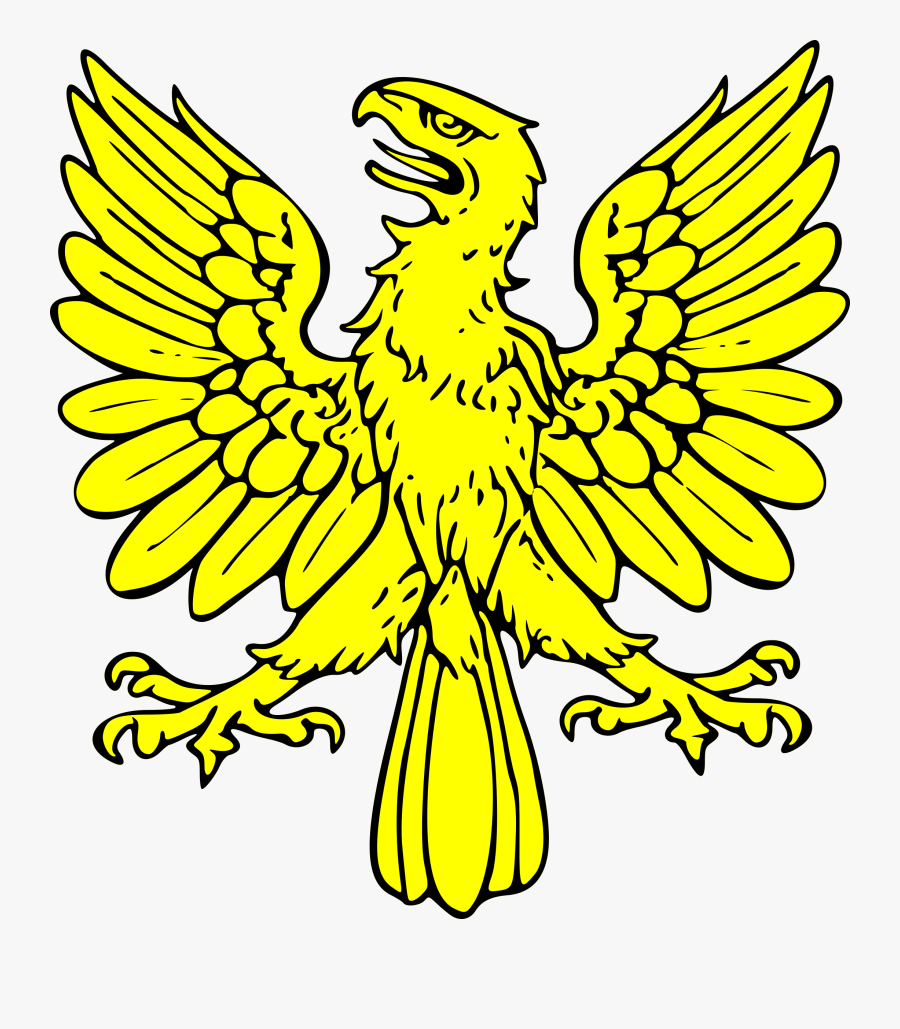 Transparent Eagle Clipart Black And White - Eagle Coat Of Arms Symbol, Transparent Clipart